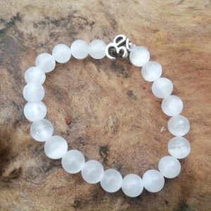 Pulsera Selenita Om