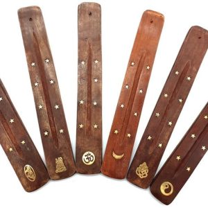 Portainciensos ski madera