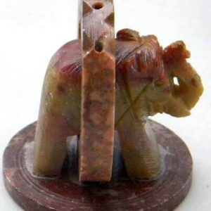 Porta Incienso Piedra Anillo Elefante
