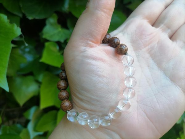 Pulsera Mixta Cristal Roca
