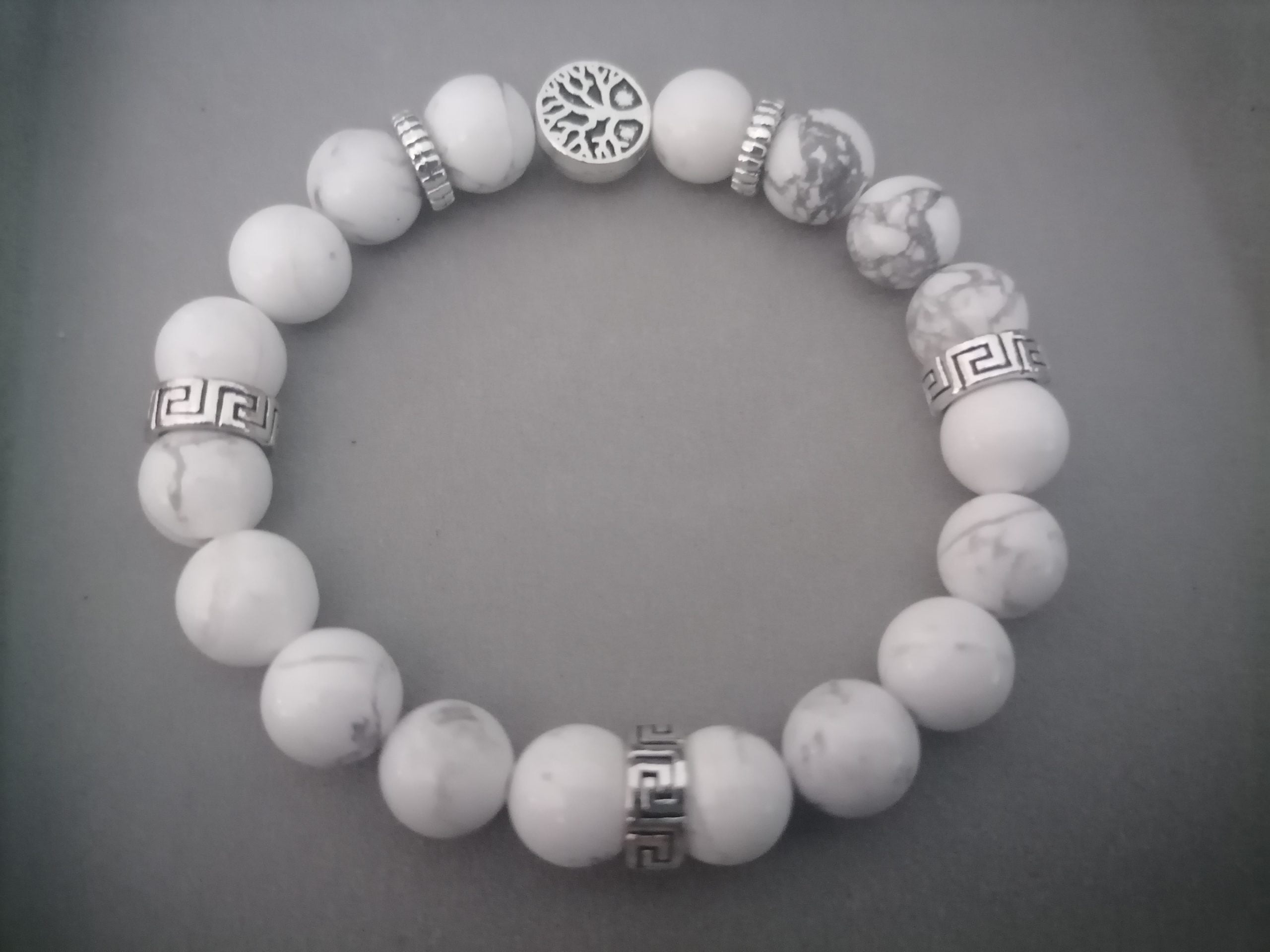Pulsera Howlita Blanca - Imagen 2