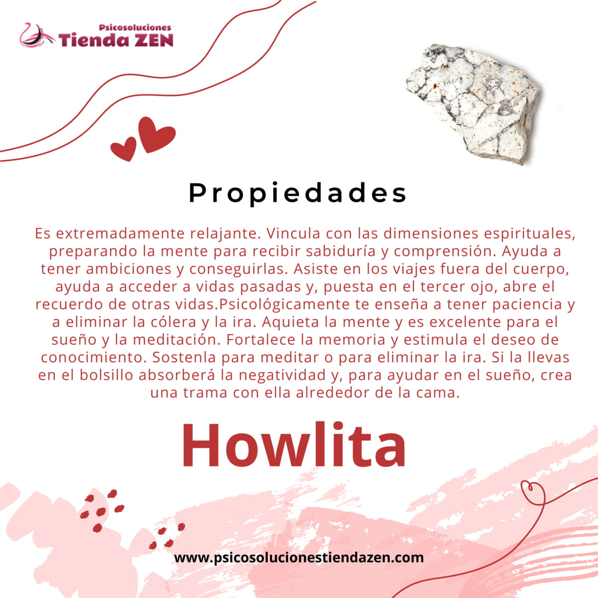 Pulsera Howlita Blanca - Imagen 3