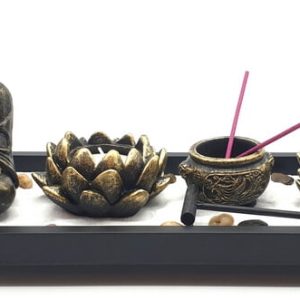 Jardín ZEN Buda y Loto 36cm