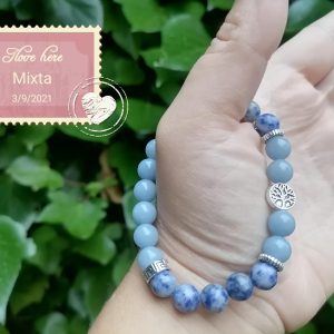 Pulsera Mixta Angelita y Sodalita