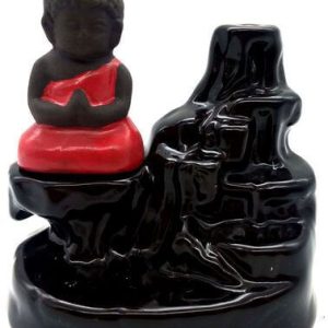 Portaincienso Reflujo Cerámica Buda 14cm