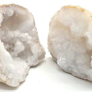 Geoda de cristal de roca abierta - Pequeña