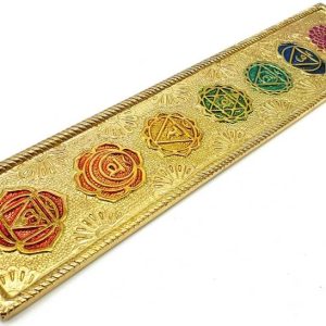 Portainciensos Metal 7 chakras