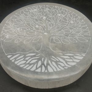 Porta Incienso Selenita Árbol de la Vida 10cm