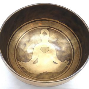Cuenco tibetano para canto de yoga 15cm