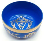 Cuenco cantor Aluminio Chakra Garganta 12cm