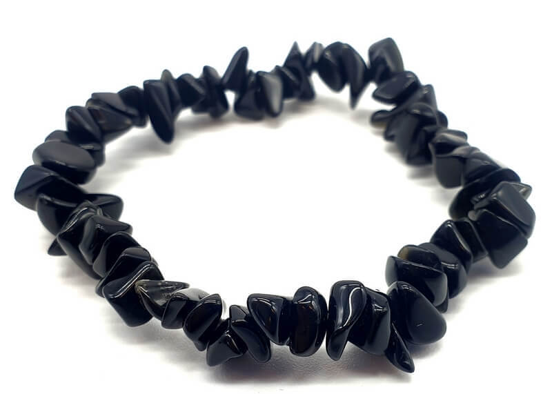 Pulsera Barroca Obsidiana Negra