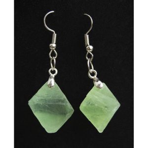 Pendientes Fluorita Plata