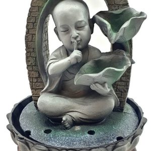 Fuente de resina Silent Monk 29cm