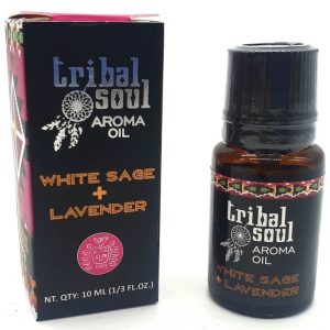 Aceite de alma tribal, salvia blanca y lavanda 10 ml