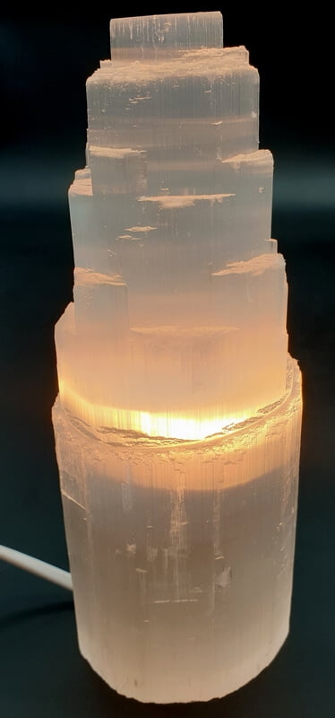 Lámpara Montaña Selenita 20cm