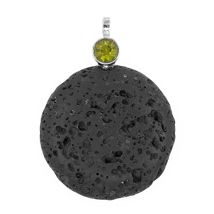 COLGANTE LAVA REDONDO CON OLIVINA