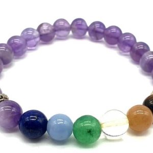 Pulsera Amatista & 7 Chakras