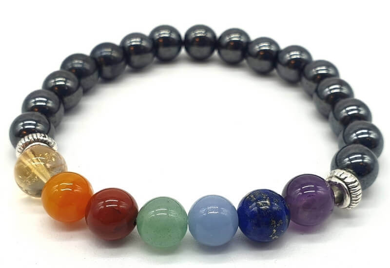 Pulsera Hematite & 7 Chakras