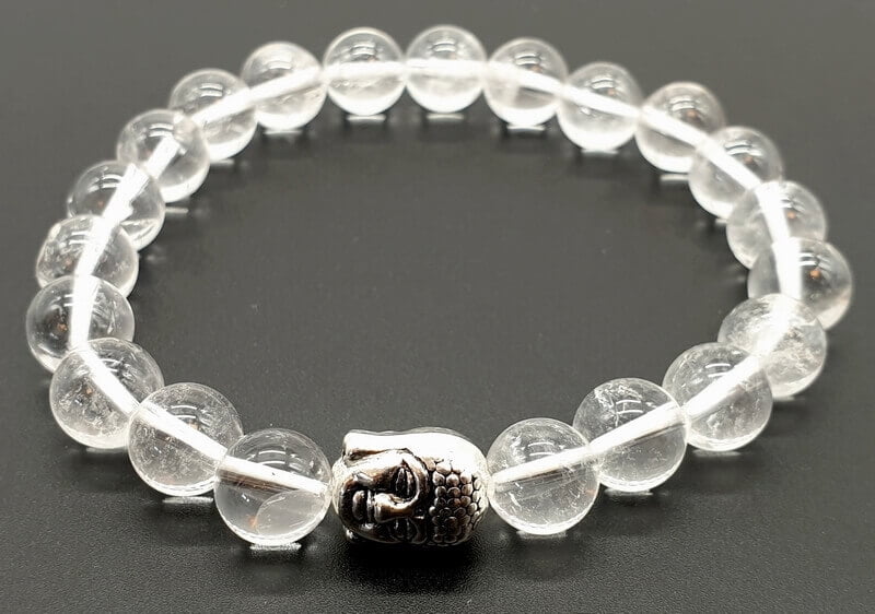 Pulsera Cristal de Roca & Buda