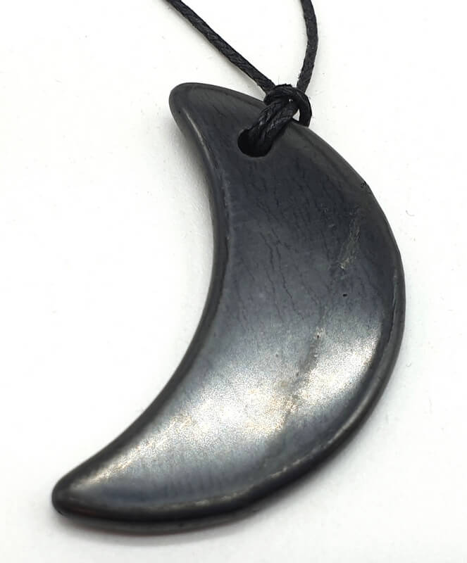 Collar Luna Shungit 5cm