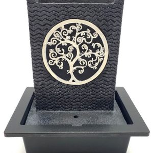 Fuente Resina Árbol de la Vida Redonda 29cm