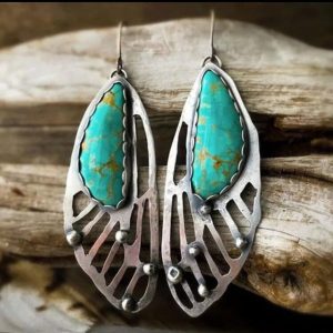 Pendientes Turquesa Alada