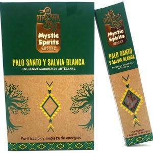 Incienso Mystic Spirits Palo Santo + Salvia Blanca 8bts