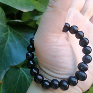 Pulsera Cuentas de Acai Negra