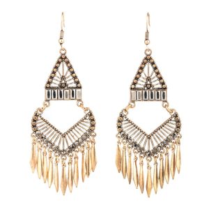 Pendientes vintage geométricos