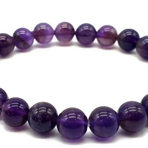 Pulsera 'Dark' Amatista Perlas