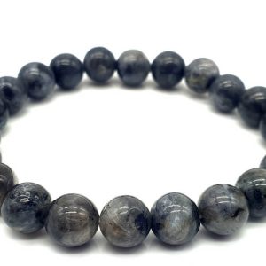 Pulsera Larvikite perlas naturales