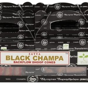 Backflow Cônes Satya Black Champa