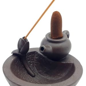 Porta Incienso Tetera Contraflujo 12cm