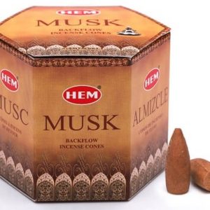 Conos de Reflujo Backflow HEM Almizcle 12 piezas