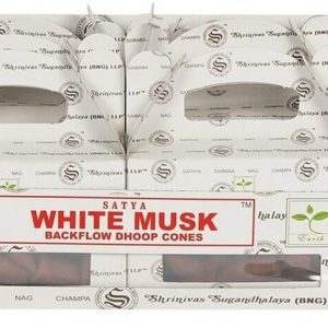 Backflow Cônes Satya Almizcle Blanco