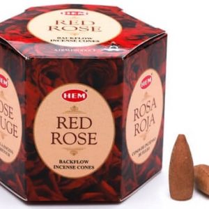 Conos de Reflujo Backflow HEM Rosa Roja 12 piezas