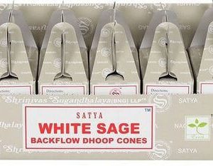Backflow Cônes Satya Salvia Blanca