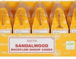 Backflow Cônes Satya Sándalo