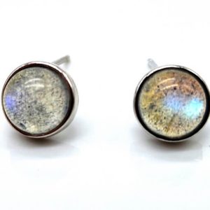 Pendientes Plata y Labradorita