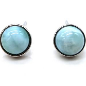 Pendientes Plata y Larimar
