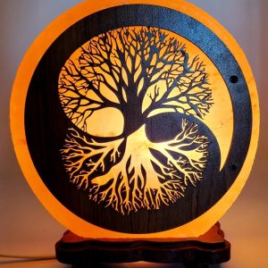 Lámpara Sal Árbol Vida Yin-Yang 5KG
