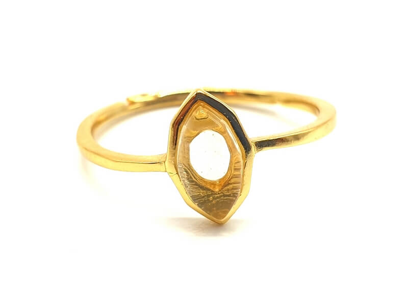 Anillo Plata 925 Citrino Marquesa