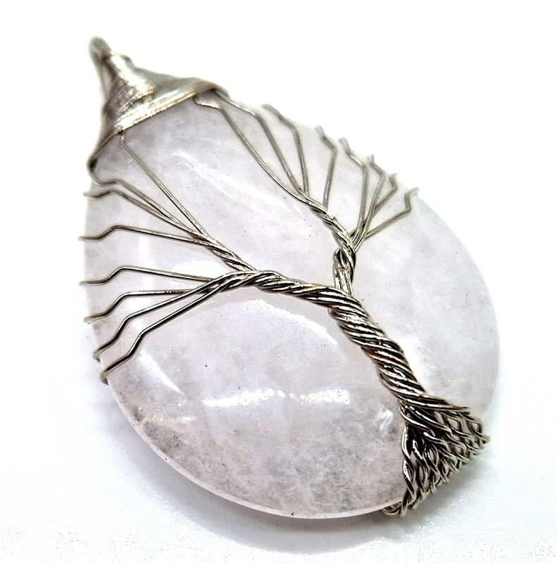 Colgante Árbol de la Vida Cristal Roca 4cm