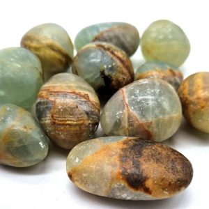 Piedra calcita azul laminada