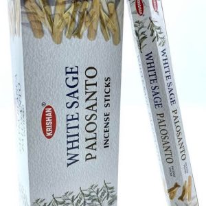 Incienso Salvia Blanca y Palo Santo Krishan 20g
