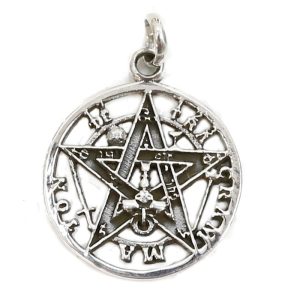 Colgante Plata Tetragramaton Pequeño (1,8cm)